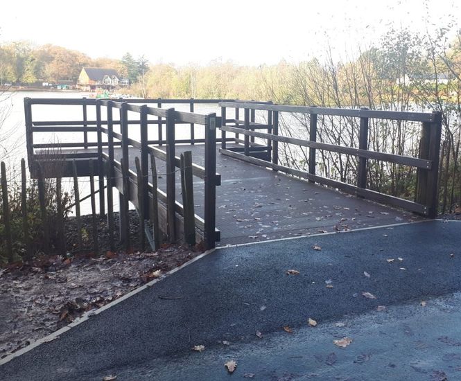 POLYwalk solution for viewing platform for Llandrindod Wells Pier