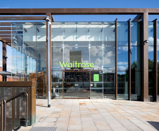 Slimdrive operators for automatic doors at new Waitrose store