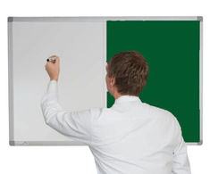 Combination Noticeboard / Whiteboards