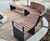 Bespoke curved halo style seats for One City Park, Bradford 0