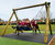 2.4m Log Swing with Basket Seat 1
