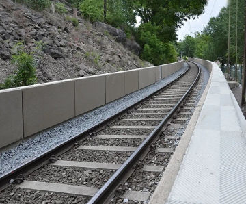 RAILSoundBlok® noise barrier for railways