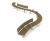 Zenith Horizon curved steel and timber outdoor bench 4