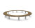 Zenith Horizon curved steel and timber outdoor bench 1
