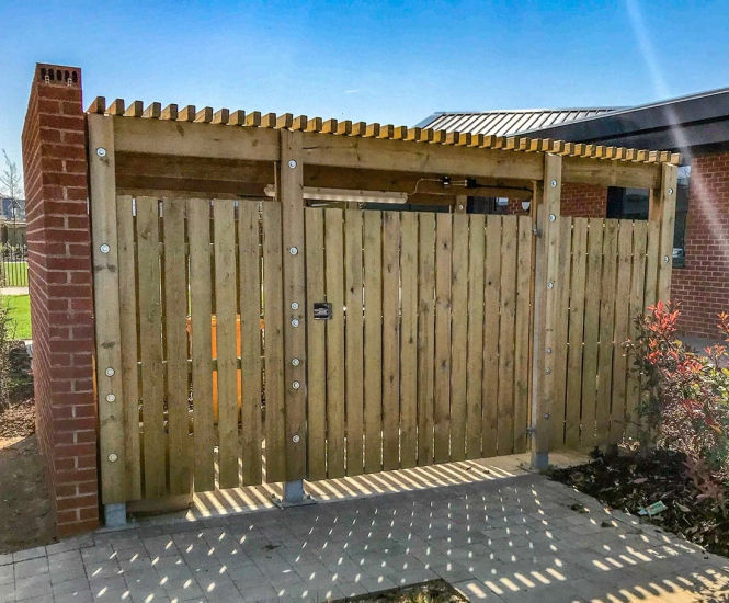 Sheldon timber bin store unit - SBS301