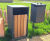 Mettro - timber and steel street furniture range 10
