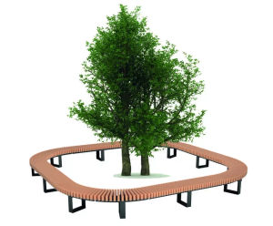Mettro - timber and steel street furniture range