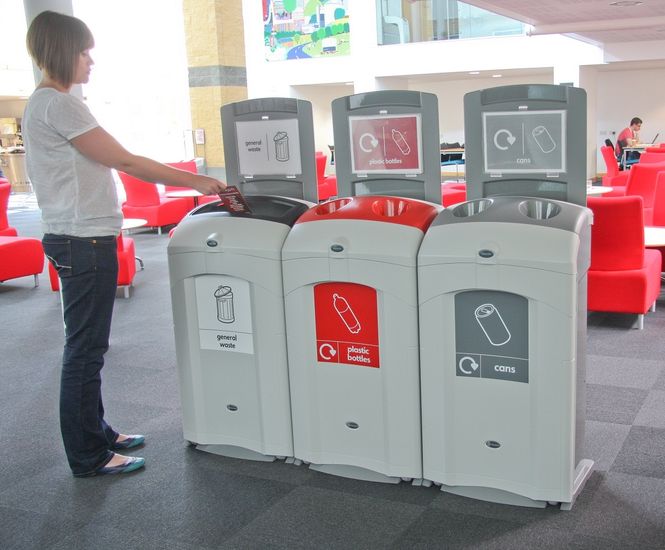 Nexus™ 100 recycling bins