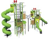 Kanopé J56103 - steel multi-play tower with slides and climbing activities - on this page
