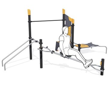ACTI’Fit - Compact Arm-Leg-Abs fun-sport station - J37106®