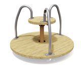 Roundabout J49142 - wooden playground spinner for 6 children - on this page