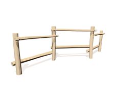 Log Trail J4907 - wooden balance beam set for playgrounds and parks