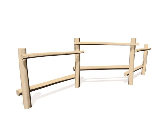 Log Trail J4907 - wooden balance beam set for playgrounds and parks