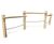 Suspended Trail J4908 - wooden balance bridge for playgrounds and parks 0