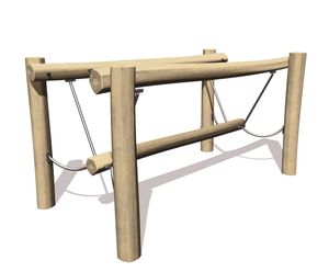 Origin' Balancing trails - Log Walkway - J4901