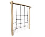 Wooden trail with vertical net - J4913
