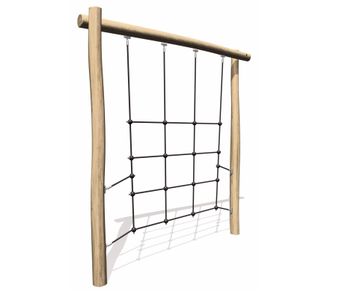 Wooden trail with vertical net - J4913
