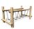 Net Walkway J4902 - wooden balance bridge with rope net for playgrounds 0