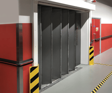 Eurofold - folding shutter door for lifts