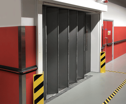 Eurofold - folding shutter door for lifts