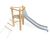 Multiplay Equipment J4931 - wooden climbing and slide play structure 0