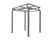 Bedford - light classic cycle shelter, 8 bikes 7