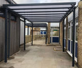 Malford curved steel canopy - MCP210 - on this page