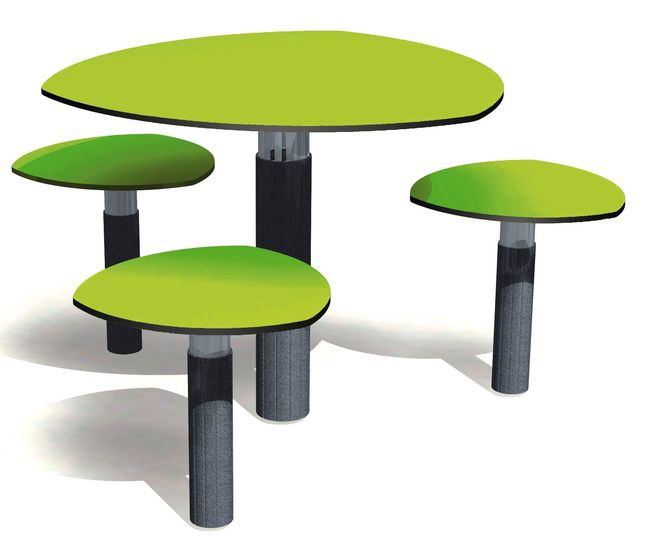 Outdoor furniture Picnic Table for playgrounds - J2880