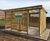 Sheldon timber smoking shelter - SSS304 0