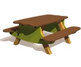 Play Table for children for playgrounds - J605 - on this page