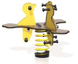 Chickies - Yellow Ducks Springer J846 - 3 seat HPL playground spring rocker - on this page