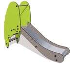 Mini Slide J1012 - stainless steel toddler slide for playgrounds - on this page