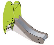 Mini Slide J1012 - stainless steel toddler slide for playgrounds