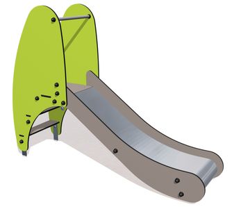 Mini Slide J1012 - stainless steel toddler slide for playgrounds