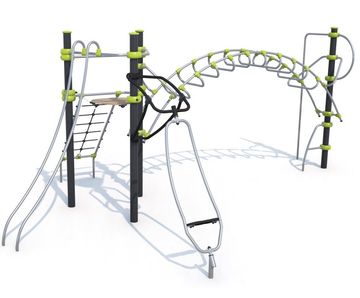 Ixo J2523-M - metal multiplay climbing and balancing playground equipment