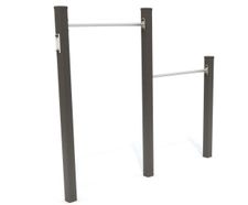 Senior Horizontal Bars JPS19-S-M - outdoor steel pull-up bars for adults