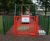 Wheelchair swing with safety barrier and gate (7000181) 2
