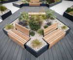 AKRI® 300 - steel retaining planter walling