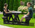 Recycled plastic two-person picnic table 0