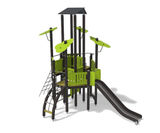 Octagon Tower themed multi play activity tower - on this page