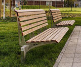 Fuchsia Bench with backrest  - on this page