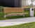 Fuchsia Bench with backrest  1