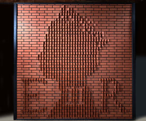 A tribute in brick to HRH Elizabeth II