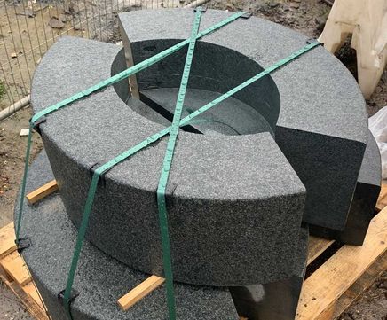Radius Scottish Whinstone kerbstones