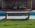 Hales heavy-duty steel and timber bench 2