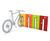 Colour Bicycle stand  0