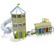 Farm indoor play unit