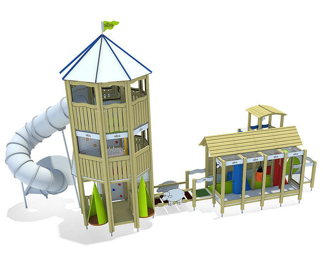 Farm indoor play unit