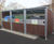 Recycled plastic and steel wheelie bin storage unit 2