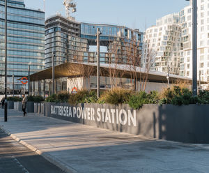 AluExcel landscape edging installed at Battersea Power Station